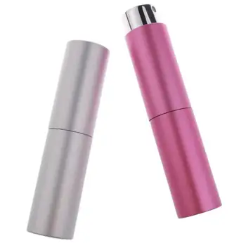 Tuščias Mėginio Stiklo Kvepalų Buteliuko 8ML Tipo Rotacinis purškimo Aliuminio Kosmetikos Pakuotės Parfum Butelis SN568