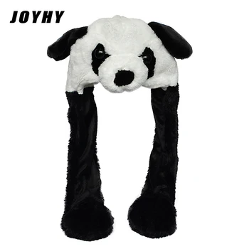 JOYHY Ausis Juda Mielas Super Minkštas Pliušinis Balta Panda Gyvūnų Skrybėlę su Letenas Suaugusiems, Paaugliams, Vaikams, Berniukų, Mergaičių Žiemos Kepuraitės Kepuraitė