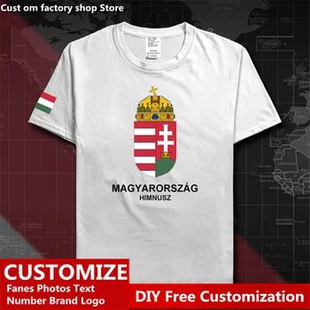 Vengrija vengrijos vyrų t shirts Šalies marškinėliai Užsakymą Džersio 