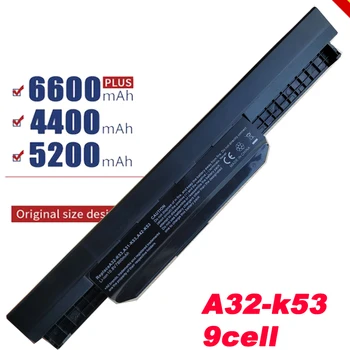 HSW Juoda A31-K53 A32-K53 A41-K53 A42-K53 Nešiojamas Baterija Asus X84 X54 X53 X44 9cell