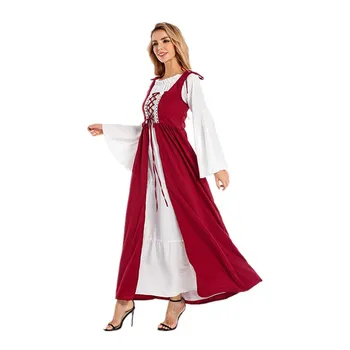 Viduramžių Ir Renesanso Suknelė Suknelė Suaugusių Moterų Princesė Kostiumas Aukšto Liemens Sijonai Helovinas Kostiumai