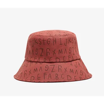 Pavasario ir vasaros mados retro kibiro kepurę joker raidžių žvejys skrybėlę laisvalaikio saulės baseino skrybėlę