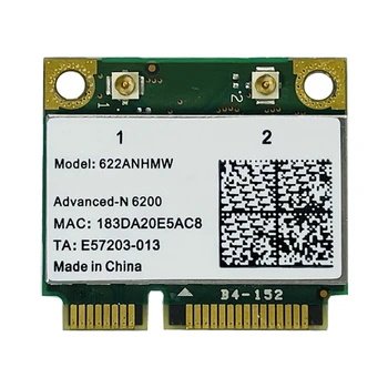622ANHMW 6200Agn 5G Dual Band 300M MINI PCIE WIFI Belaidžio Tinklo Kortelė