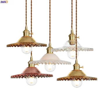 IWHD Loft Stiliaus Šiaurės Stiklo Sieniniai šviestuvai Šviestuvai Valgomasis Gyvenamasis Kambarys Retro Vintage Sieniniai Šviestuvai Hanglamp Edison