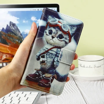 Už Vivo Y3 Standard Edition Y5s Xiaomi Mi CC9 Pro Odos Pastaba 10 Redmi Pastaba 8T piniginės Telefono Padengti