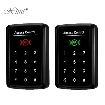 Touch Klaviatūra 1000 Vartotojas Durų įeigos Kontrolės Sistema Su Wiegand Įvesties 125KHZ RFID Kortelės Prieigos Kontrolės Skaitytuvas + 10vnt RFID Kortelę