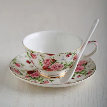 Kavos puodelis nustatyti kūrybos kaulų kinija logotipą Europos kaulų kinija kavos puodelį, keraminės kavos puodelio lėkštė