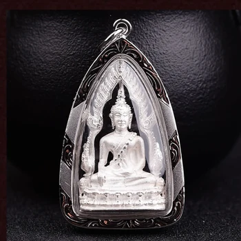 GERAS Azijoje Tailandas meistras Budistų efektyvių Sėkmės Buda Amuletas Pakabukas Palaiminti savo karjeros sėkmės Karjeros plėtros