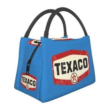Derliaus Texaco Logotipą, Izoliuoti Pietūs Krepšys Moterims Vandeniui Šilumos Aušintuvas Pietūs Lauke Dirbti Iškylą
