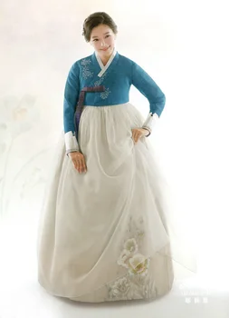 Ponios Hanbok Korėja Originalus Importuotų Hanbok Rankomis siuvinėti Hanbok Naujas Hanbok Korėja Renginį ir Lankomumo Rezultatų Drabužiai