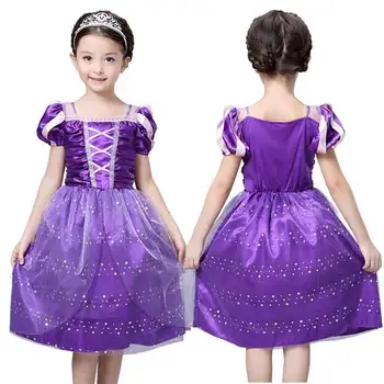 Naujas Puikus Pasakos Mados Mergaičių Naujas Princess Šalis Kostiumas Suknelė Cosplay Suknelė 3-10Y