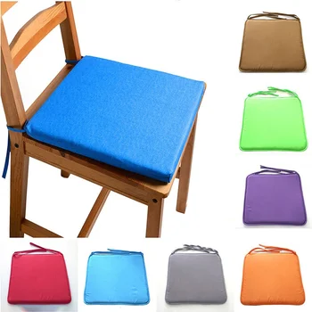 16 Nuimamas Mat Tie-ant Pagalvėlės Sėdynės Pagalvėlės Square Soft Patalpų Kėdė