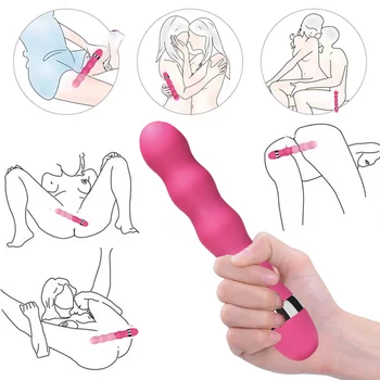Multi-greitis, G-spot makšties vibratorius klitorio stimuliatorius analiniai kištukai erotinių produktų moterų masturbacija sekso žaislai