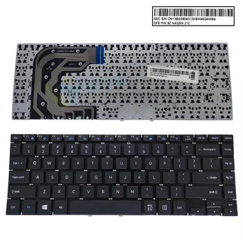 JAV lietuvių pakeisti klaviatūras Samsung 370E4J NP370E4J NP370E4K 370E4K kompiuterių klaviatūros juoda 9Z.NAQSN.21C BA59-04012A