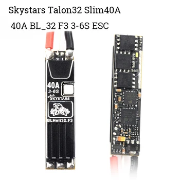 Skystars Talon32 Slim40A 40A BL_32 F3, 3-6S ESC w/ RGB LED Paramos Telemetrijos RC Drone FPV Lenktynių