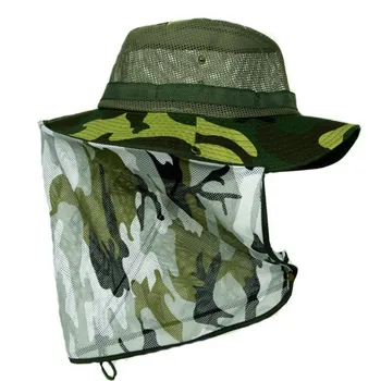 Žvejybos Vabzdžių Tikrinimo Kvėpuojantis akių Paslėpti Kibirą, Skrybėlės, Karinės Mens Taktinis kepurės lauko topee Atspalvį skrybėlę, Dydis 56-60cm