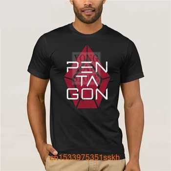 Vasaros mados spausdinti vyriški marškinėliai 100% medvilnė, Kpop Pentagono Madinga Kūrybos Grafinis T-shirt Viršų