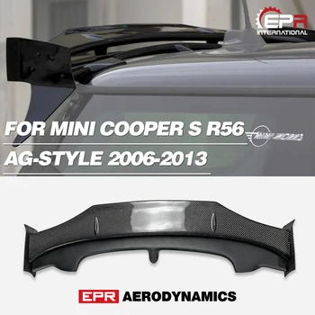 2006-2013 m. Mini Cooper S R56 AG-Stilius Anglies Blizgus veiklos linija & FRP Unpainted Galinis Spoileris Stogo Sparno(Cooper S Tik)