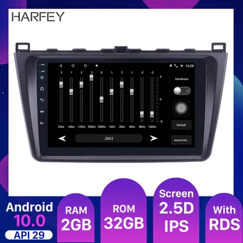 Harfey 9inch 2din Automobilio Radijo, GPS Navigaciją, Android 10.0 automobilio Multimedijos Grotuvo 2008 m. 2009-2015 m. Mazda 6 Rui sparno 