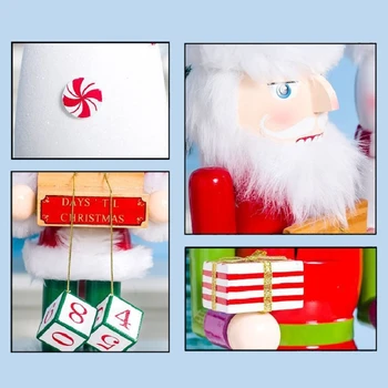 Kalėdų Mediniai Nuolatinis Papuošalai Mielas Animacinių filmų Kalėdų Senį Elf 