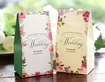 spausdinti gėlės lazerio šokoladinių saldainių dėžutė vestuvių džiaugtis šalies dušo šalis dekoro vestuvių, džiaugtis ir dovanos suvenyrai