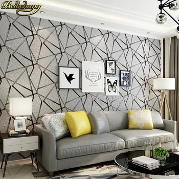 beibehang Šiaurės juoda balta modernios geometrinės tapetai kambarį apdailos TV foną, sienos popieriaus namų dekoro grindys