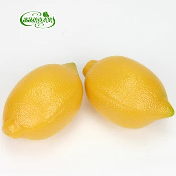 Plastikiniai citrinų netikras vaisius modelis citrinų rekvizitai žaislas prekių rekvizitai