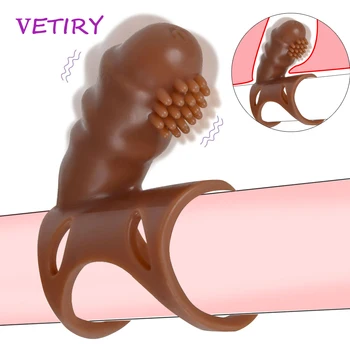 Vibruojantis varpos Žiedas Sekso žaisliukai Vyrams Porą Vibratorius Klitorio Stimuliacija Atidėti Ejakuliacija Gaidys Žiedas Moterų Orgazmas Sekso Produktas