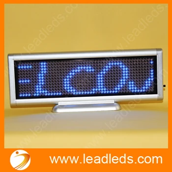 Mėlyna LED Ženklas Programuojami Žinutę Ženklas Juda Slinkimo LED Ekranas, Lenta