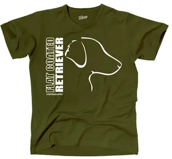 Spausdinimo Raundo Kaklo Vyras TWILPROF T-Shirt Hunde BUTAS PADENGTAS RETRIVERIS Profil WILSIGNS Siviwonder Spausdinti Marškinėliai