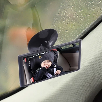 Universalus Juodas Veidrodis Siurbimo Veidrodėliai Galiniai Kūdikių Veidrodis Auto Automobilis Accessorie12cm Automobilio Lengva Peržiūrėti Galiniai Galinės Sėdynės Baby Vaikų Saugos