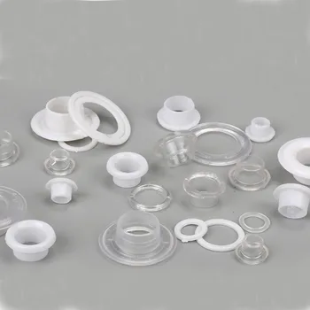 Plastikiniai corns PC dujų akių sagtis balta skaidraus plastiko kukurūzų akis maišelį ventiliacijos anga žalia žiedas nailono sagtis 5mm 8mm 10mm 12mm
