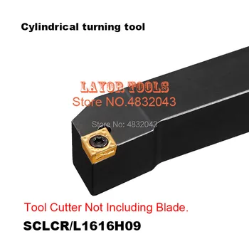 SCLCR1616H09 16*16 mm Metalo Staklės, Pjovimo Įrankiai, Tekinimo Staklės, CNC Tekinimo Įrankiai, Išorės Tekinimo Įrankio Laikiklis S-Type SCLCR/L