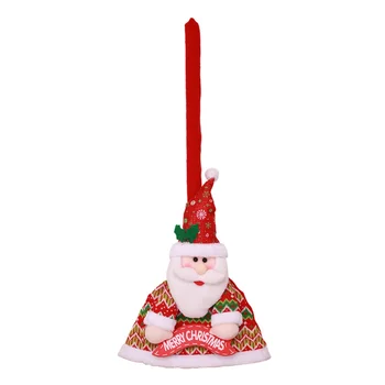 Kalėdų Šluota Puošybos Rinkinį Su Santa Claus Lėlės Namų Kūrybos Suknelė Susitarimą Sniego Ir Beveidis Rudolph Kalėdų Dekoro