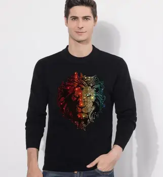 Borun prekės kalnų krištolas Streetwear Negabaritinių dizaineris megztiniai Vyrams medvilnės prekės Hip-Hop