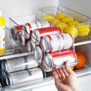 Išimkite Skardines Gėrimo Butelis Atorage Lauke Virtuvės Šaldytuvas Saugojimo Ir Rūšiavimo Dėžutę
