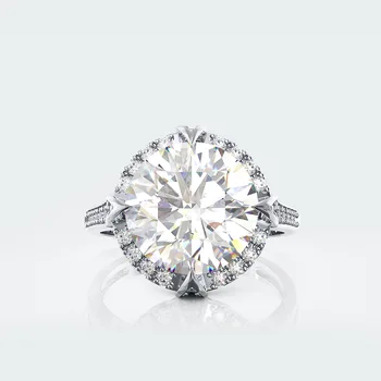 S925 sterlingas sidabro žiedas deimantinis žiedas moterų vestuvių žiedas prabanga cirkonis juvelyriniai dirbiniai moterims