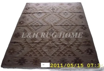 Nemokamas pristatymas 6.5'X8.7' kilim kilimai,rankomis rišti vilnoniai kilimai, Pakistanas, Turkija stiliaus kilimas.Natūralių spalvų kilim kilimas