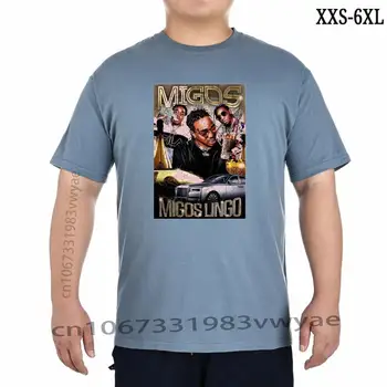 Migos Quavo Hip-Hop Rap Medvilnės Marškinėlius Vyrų marškinėliai Naujas TEE mados XXS-6XL