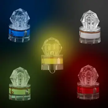 30/50/100vnt Mini LED Vandeniui Žvejybos Masalas Šviesos Diamond LED Giliai Lašas po vandeniu Suvilioti Šviesos 