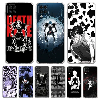 Anime, Anime Death Note, Telefono dėklas Padengti Samsung Galaxy A53 A32 A52 A72 A13 A22 A51 A71 A41 A31 A21S 5G Skaidrios TPU Apvalkalas
