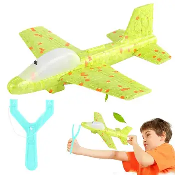 Putų Plokštumos Paleidimo Katapulta Lėktuvo Žaislas Vaikams Lauko Žaidimo Burbulas Modelis Skristi Žiedo Žaislai Apšviestas Šviesos Lėktuvas