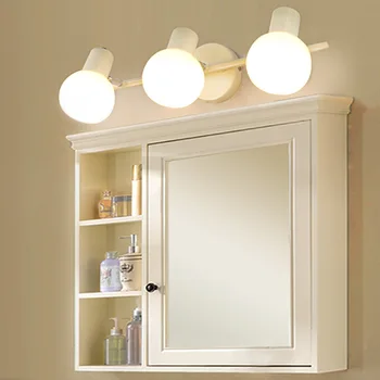 Amerikietiško Stiliaus LED Kabineto veidrodėliai priekinių žibintų Modernus vonios kambarys, tualetas makiažo veidrodis, spintelė lempos kambarį sienos žiburiai WJ1023