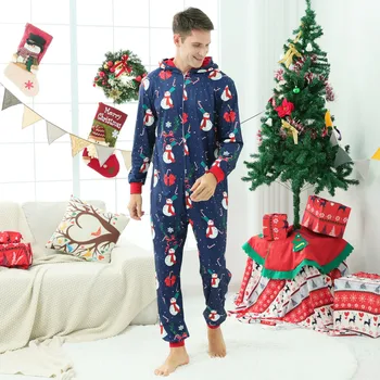 Kalėdų Viena Dalių Pižama Vyrams Tėtis Briedžių Ragų, Hoodies Šeimos Pižama Loungewear Sleepwear Rompers Pižama Šeimos Komplektai