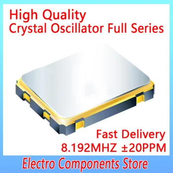 4Pin 2520 8.192 MHZ Programuojami Kvarco Kristalų laikrodžių Osciliatoriai, 2.5*2.0 mm 3.3 V, ±20PPM 8.192 M SMD Chip Aktyvus Kristalų laikrodžių Osciliatoriai, OSC