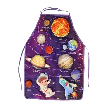 Saulės Sistemos Pažinimo Prijuostė Mokslo ir Švietimo Žaislai Amatų Vaikams