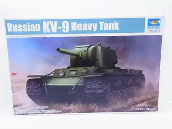 Trimitininkas 09563 1/35 rusijos KV-9 Sunkusis Tankas Šarvai Plastiko Surinkimo Modelis Rinkiniai