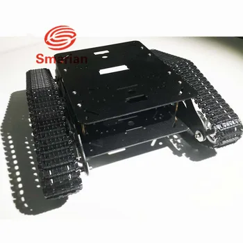 Oficialus smarian Caeser TS600 4WD Slopinimas Stebimi Metalo Bakas Automobilių Važiuoklės Protingas Robotas Žaislas 