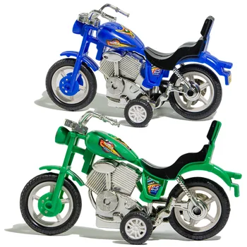 1PCS Berniukų Mini Plastiko Motociklo Modelį, Vaikai Traukti Atgal, Automobilių Žaislus Vaikams, Lauko Žaidimų Trinties Galios Automobilį, Motociklą
