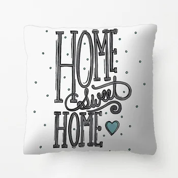 Home Sweet Home - Originalus Kūrinys Mesti Pagalvės, dekoratyvinės Pagalvėlės Dangtis Pagalvės užvalkalą Pritaikyti Dovana Kambarį Užvalkalas